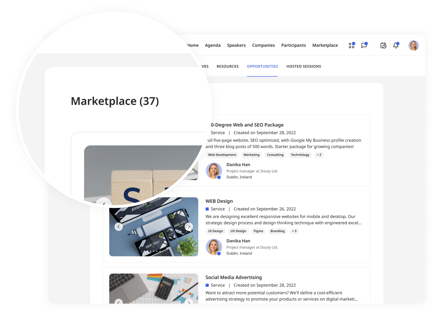 Company Profile Marketplace Opportunities section detail.png