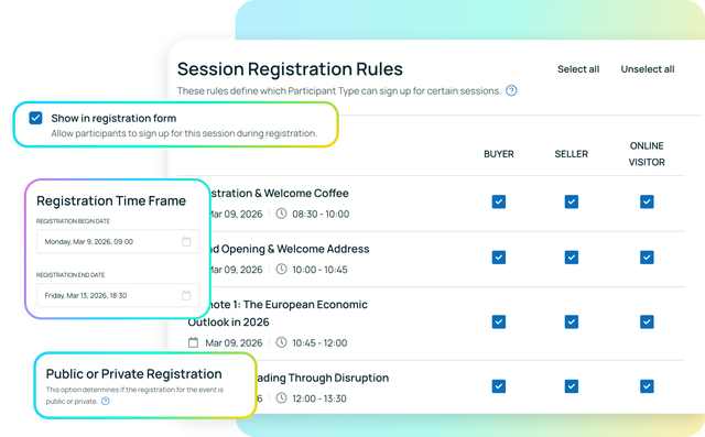 Set Up A Registration Form Perfectly Tailored For Your Event